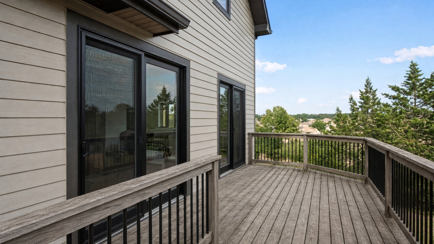 Back deck before revival